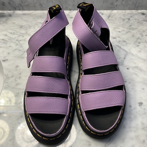 Dr Martens Blaire Sandals in Lilac Size 8 NEW - Picture 7 of 16